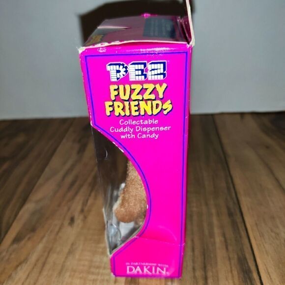 New Pez Fuzzy Friends Buddy Bear Dispenser With Backpack Clip. Packaging has som - Picture 5 of 7